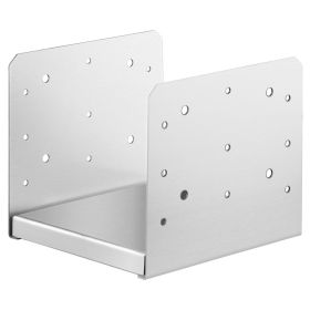 VEVOR 8"x 8" Post Base, 1Pcs Stainless Steel Adjustable Post Anchor Bracket(Internal 7.8 x 7.3")