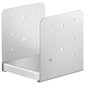 VEVOR 6"x 6" Post Base, 1Pcs Stainless Steel Adjustable Post Anchor Bracket(Internal 5.9 x 5.5")