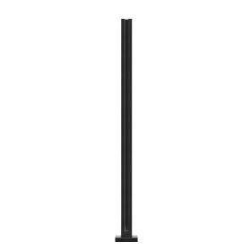 VEVOR Glass Clamp, 41.34" Height Glass Railing Bracket for 0.39 "-0.47 " Thickness Tempered Glass, 304 Stainless Steel Glass Mounting Clamp