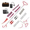 Truck 5th wheel pull hook 1 set - Long distance hook/tool truck emergency hook Tree cleaning hook Red hook trailer box Heavy duty