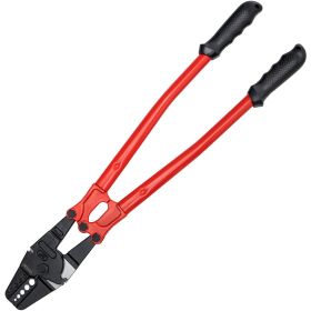 VEVOR Hand Swager Crimper 24 Inch,Swaging Tool 5 Cavity 1/16" 3/32" 1/8" 5/32" 3/16"