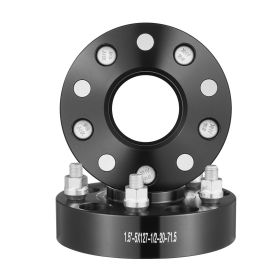 VEVOR 1.5" 5"x5.5" Wheel Spacers Wheel Adapters 5 Lug Forged Spacer 4 PCS Black