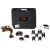 VEVOR Pro Press Tool, 18V Electric Pipe Crimping Tool for 1/2" to 2" Stainless Steel, Copper, PEX Pipes