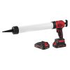 VEVOR Cordless Caulking Gun 20oz/600ml, 20V Electric Sausage Caulking Gun with 4 Adjustable Speeds
