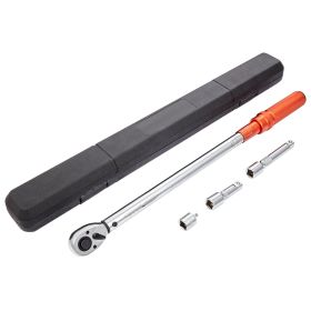 VEVOR Torque Wrench, 1/2-inch Drive Click Torque Wrench 20-250ft.lb/34-340n.m, Dual-Direction Adjustable Torque Wrench Set