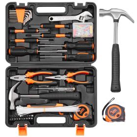 VEVOR Tool Kit, 132 Piece General Household Hand Tool Set, Home Repairing Tool Kit with Portable Tool Storage Case, High-Quality Steel