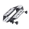 VEVOR Door Hinge Jig, Aluminum Alloy Woodworking Hole Opener, Slotting Locator, Flexible Wooden Door Hinge Hole Guide