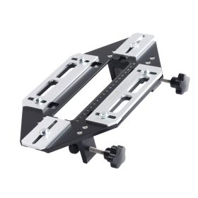 VEVOR Door Hinge Jig, Aluminum Alloy Woodworking Hole Opener, Slotting Locator, Flexible Wooden Door Hinge Hole Guide