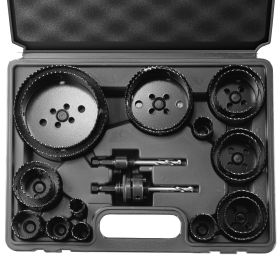VEVOR Hole Saw Kit, 18 PCS Saw Blades, 6 Drill Bits, 1 Hex Wrench, General Purpose Size from 3/4" to 4-1/2"