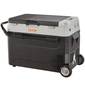 VEVOR Car Refrigerator, 12 Volt Car Refrigerator Fridge, 40QT/38L Dual Zone Portable Freezer, -4Â°F-50Â°F Adjustable Range