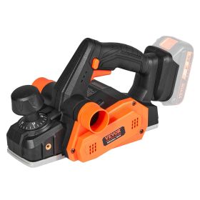 VEVOR Cordless Electric Hand Planer, 3-1/4" Width, 16500 RPM Handheld Wood Planer with 5/64" Adjustable Planing Depth HSS Blades Dual Side Dust Outlet