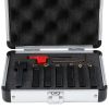 VEVOR 7 Pieces Indexable Lathe Turning Tool Holder, 3/8 in, CNC Heavy-Duty Metal Lathe Cutting Tools, with Tin Coated Carbide Inserts Aluminum Case