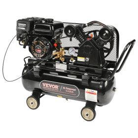 VEVOR 7HP Gas Powered Air Compressor, 13.2 Gallon Horizontal Air Compressor Tank