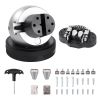 VEVOR Ball Vise 5" Engraving Setting Tool 360Â°Rotation Engraving Block Vise 34 PCS Attachment Jewelry Engraving Block Tools Standard Block(5inch)
