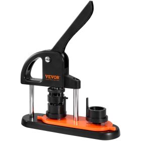VEVOR Button Maker Machine, 0.98 inch/25mm Pin Maker with 500pcs Button Parts, Button Maker with Panda Magic Book