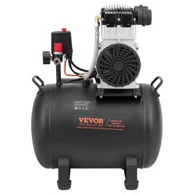 VEVOR Air Compressor Compact Portable Oil Free Compressor 10 Gallon 90 PSI