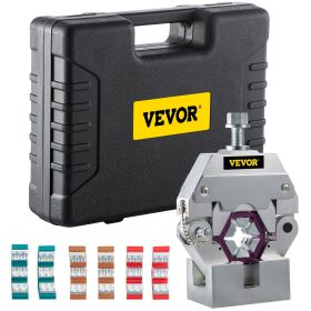 VEVOR Manually Operated AC Hose Crimper Hydra-Krimp 71550 Manual AC Hose Crimper Kit Air Conditioning Repair Handheld AC Hose Crimping Tool with 4 Die