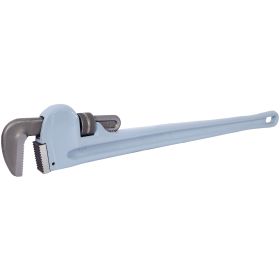 36 inch Pipe Wrench Aluminum Straight Pipe Wrench Heavy Duty 36-Inch Plumbers Wrench,Easy to Carry, Hangable Design, for Water Pipes