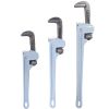 3PCS Aluminium Pipe Wrench Adjustable Jaw Plumbing Pipe Wrench (14" 18" 24" inch) Pipe Wrench Set