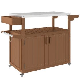 Camping Cart, Grill Cart, Outdoor Bar Cart