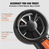 Split Handheld Anemometer, 14Â°F -140Â°F , Digital Wind Speed CFM Meter Gauge with LED Backlight Screen