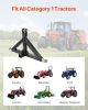 3 Point 2" Trailer Hitch Receiver Tractor Quick Hitch Adapter 3000lbs Capacity