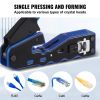 VEVOR RJ45 Crimp Tool Kit, Cat5e/Cat6/Cat6a Pass Through Ethernet Crimper for 8P8C Modular Plugs with 20pcs Connectors and 20pcs Covers