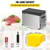 VEVOR 12 Volt Refrigerator, Portable Refrigerator (-4Â°F~68Â°F) With APP Control Car Compressor Fridge Cooler 12V/24V DC and 110-220V AC For Camping