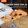 VEVOR Concealed Hinge Jig, Cabinet Hinge Jig with C-Type Clamp and Accessories, PA66 Nylon and Steel Material