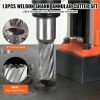 VEVOR Annular Cutter Set, 13 pcs Weldon Shank Mag Drill Bits, 7/16" to 1-1/16" Cutting Diameter, 2" Cutting Depth, M2AL HSS, with 2 Pilot Pins