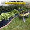 VEVOR 3FTx50FT Premium Weed Barrier Fabric Heavy Duty 5OZ, Woven Weed Control Fabric, High Permeability Good for Flower Bed