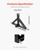 3 Point 2" Trailer Hitch Receiver Tractor Quick Hitch Adapter 3000lbs Capacity