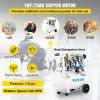 VEVOR Air Compressor 6.6 Gallon, Portable Air Compressor 1 HP, Oil Free Air Compressor Steel Tank 750W, Pancake Air Compressor 115 PSI