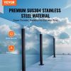 VEVOR Glass Clamp, 41.34" Height Glass Railing Bracket for 0.39 "-0.47 " Thickness Tempered Glass, 304 Stainless Steel Glass Mounting Clamp