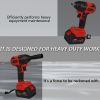 One Piece Portable 48V Cordless Impact Wrench, Cordless Drill Kit, Brushless Impact Wrench, Drill Kit with Batteries