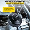 VEVOR Oil Filter Socket Set, 14 Pcs Oil Filter Wrench Set, Sturdy Steel Oil Filter Socket, 3/8" Oil Filter Socket