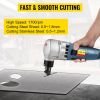VEVOR Sheet Metal Nibbler 380W, Electric Metal Nibbler 1800RPM High Speed Rotor 0.07in/1.8mm