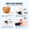 VEVOR Tufting Gun, Cut Pile Electric Carpet Weaving Flocking Machine, Rug Machines Starter Kit, 7-27 Stitches/sec High Speed Rug Making Tools