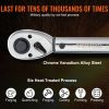 VEVOR Torque Wrench, 1/2-inch Drive Click Torque Wrench 10-150ft.lb/14-204n.m, Dual-Direction Adjustable Torque Wrench Set