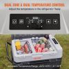 VEVOR Car Refrigerator, 12 Volt Car Refrigerator Fridge, 40QT/38L Dual Zone Portable Freezer, -4Â°F-50Â°F Adjustable Range