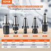 VEVOR CAT40 Collet Holder ER 16/32 Collet Set, 35 PCs, SLN FMB ER16/32 APU Tool Holders Spring Steel Collet Chucks with 10 Pull Studs and 3 Wrenches
