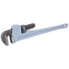24 inch Pipe Wrench Aluminum Straight Pipe Wrench Heavy Duty 24-Inch Plumbers Wrench,Easy to Carry, Hangable Design, for Water Pipes
