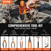 VEVOR Tool Kit, 146 Piece General Household Hand Tool Set, with Electric Drill and Portable Tool Storage Case, High-Quality Steel