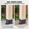 VEVOR 6x6 Post Base 4 Pcs, Inner Size 5.6"x5.6" Post Base Brackets
