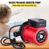 VEVOR Hot Water Recirculating Pump, 245W 110V Water Circulator Pump, Automatic Start Circulating Pump NPT 3/4" w/Brass Fittings, Stainless Steel Head