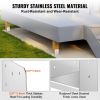 VEVOR 6"x 6" Post Base, 1Pcs Stainless Steel Adjustable Post Anchor Bracket(Internal 5.9 x 5.5")