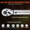 VEVOR Torque Wrench, 3/8-inch Drive Click Torque Wrench 10-80ft.lb/14-110n.m, Dual-Direction Adjustable Torque Wrench Set