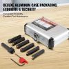 VEVOR 7 Pieces Indexable Lathe Turning Tool Holder, 3/8 in, CNC Heavy-Duty Metal Lathe Cutting Tools, with Tin Coated Carbide Inserts Aluminum Case