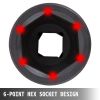 VEVOR Impact Socket Set 3/4 Inches 22 Piece Deep Impact Sockets