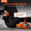 VEVOR Electric Car Jack, 3 Tons /6600 lbs Scissor Jack with Electric Impact Wrench, 12V Car Jack with Double Saddles with Remote Control
